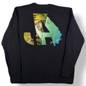 JASON ALDEAN Macon Georgia Black Long Sleeve Graphic Concert Tee T-Shirt XL